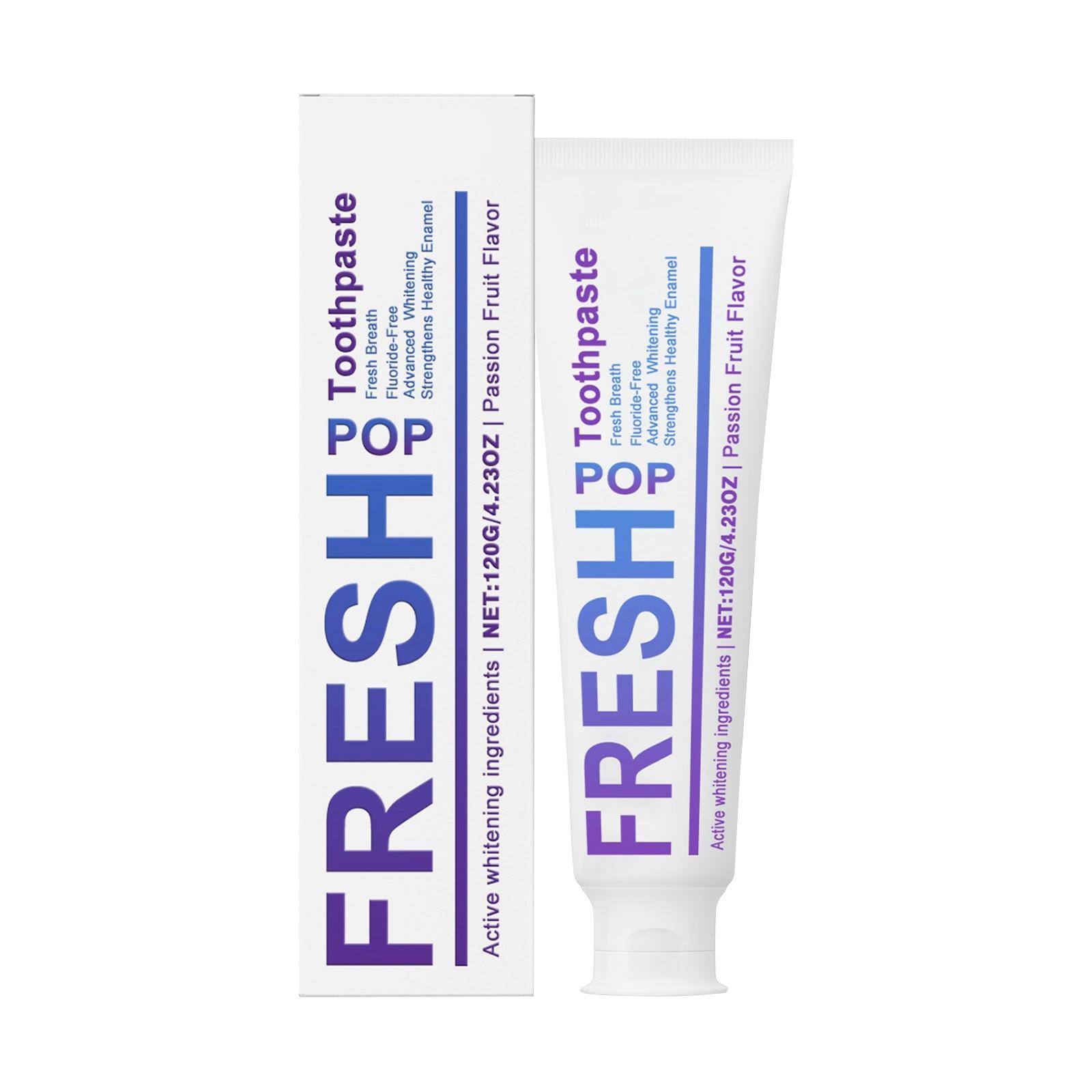 

Свежая зубная паста Здоровье полости рта Удаление пятен Зубная паста Освежение дыхания Уход за полостью рта Зубная паста One Size белый