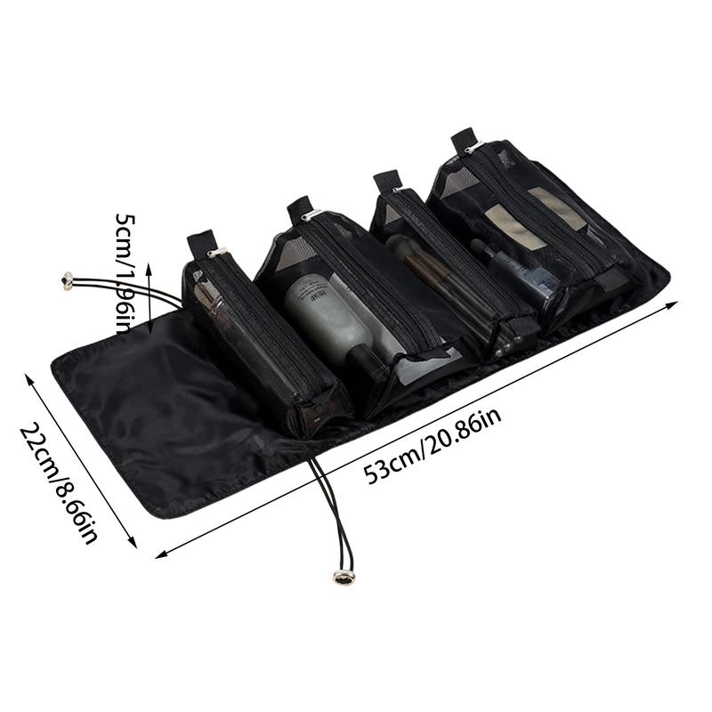 Roll Up Toiletry Bag Travel Toiletry Organizer Foldable Packing Organizers For Women Toiletries Case For Vacation Business Trips