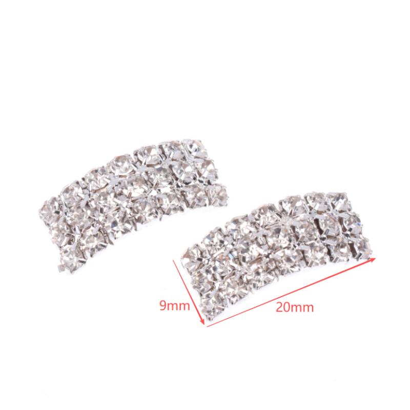 5/10Pcs 20*9Mm Multi Drainage Diamond Buckle Clothing Headwear Diy Decortion Accessories