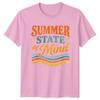 Summer State Of Mind TShirt Beach Vacation Gift For Him And Her