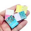 4Pcs/Set Mini Exercise Book Notebook Model For Dollhouse Study Scene Decor Accessories Kids Pretend Play Toy Kid Friendly Entertaining Fun Safe