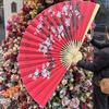 Extra Large Chinese Folding Fan 160*90cm Home Decoration Wall Decor Vintage Wedding Photography Background Wall Painting Props