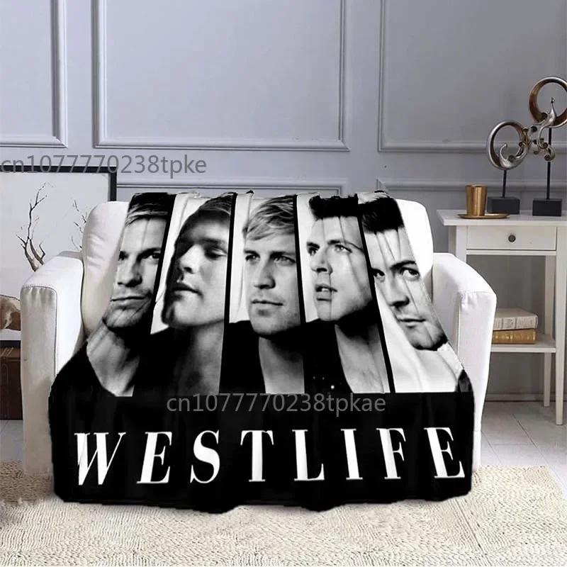 Irland Westlife Klassisches Poster Gedruckte Decke, Überwurfdecken, für Sofa Bett Büro Auto, Geburtstagsgeschenk,Decke