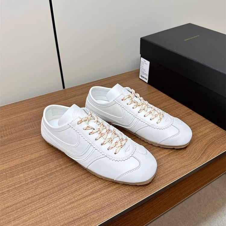 [Ziyan] Sports shoes women's new color matching retro casual and comfortable flat-bottomed lace-up German training shoes in the summer of 2025