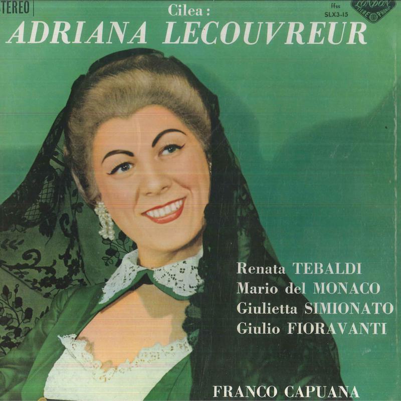 LP Record FRANCO CAPUANA, CHORUS & ORCHESTRA  - Cilea Adriana Lecouvreur SLX315 LONDON 1962 Japan Classical Used