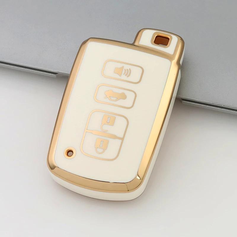 2 3 4 Buttons TPU Car Key Case for Toyota Prius Plus Auris Avalon Verso Rav 4 Corolla 2013 Yaris Hybrid Remote Keychain