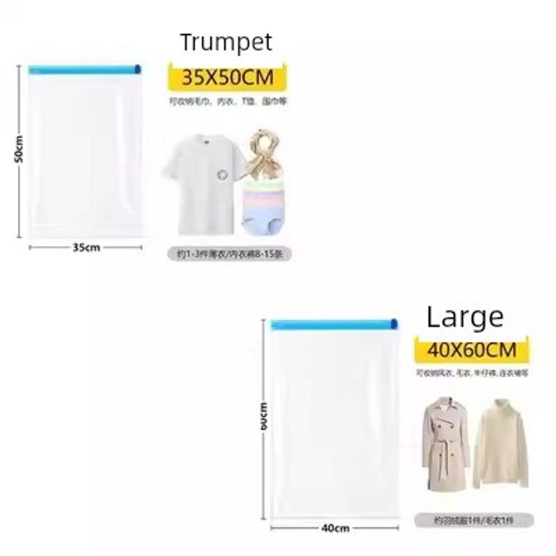 Travel Hand Roll Compression Bag Vacuum Buggy Bag No Pumping Business Trip For Home Luggage Clothing Clothes Storage and Carrying