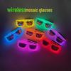 Bezprzewodowe LEDowe Migaące Okulary Mozaikowe na Występy Klubowe i Imprezowe