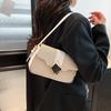 Beautiful casual messenger bag women's 2025 new trend foreign style shoulder armpit bag simple and fashionable commuter small square bag