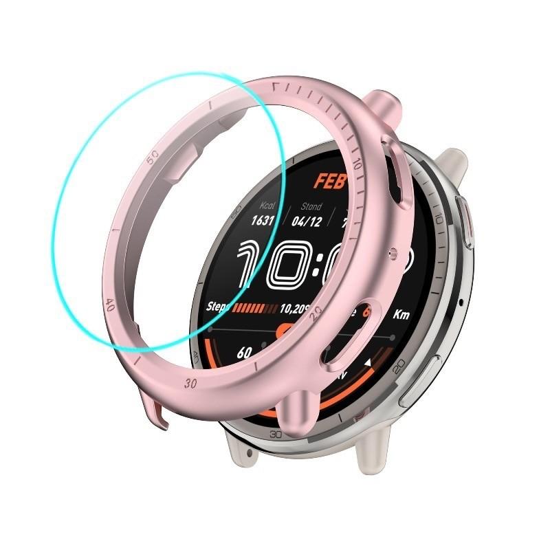 Caixa de PC com Protetor de Tela de Vidro Para Huami Amazfit Active2 Pulseira Inteligente Capa A2437 Acessórios de Capa Protetora