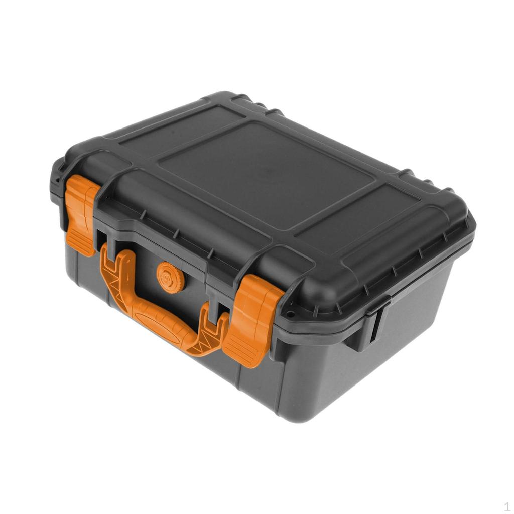 Hard Carrying Case Organizer Box Tool Storage with Foam Insert for Accessories Camera