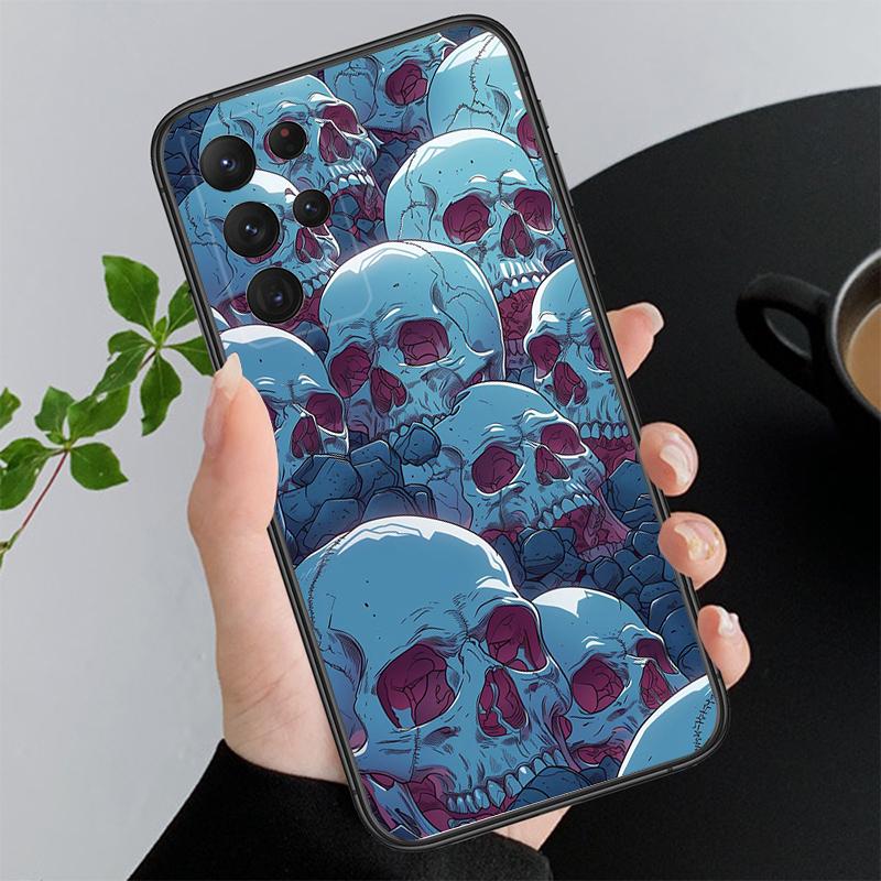 

Skull Phone Case For Samsung A55 A16 A56 A36 A35 A15 A53 A54 A33 A34 A25 A05S A52 A52S A14 A26 A71 A52
