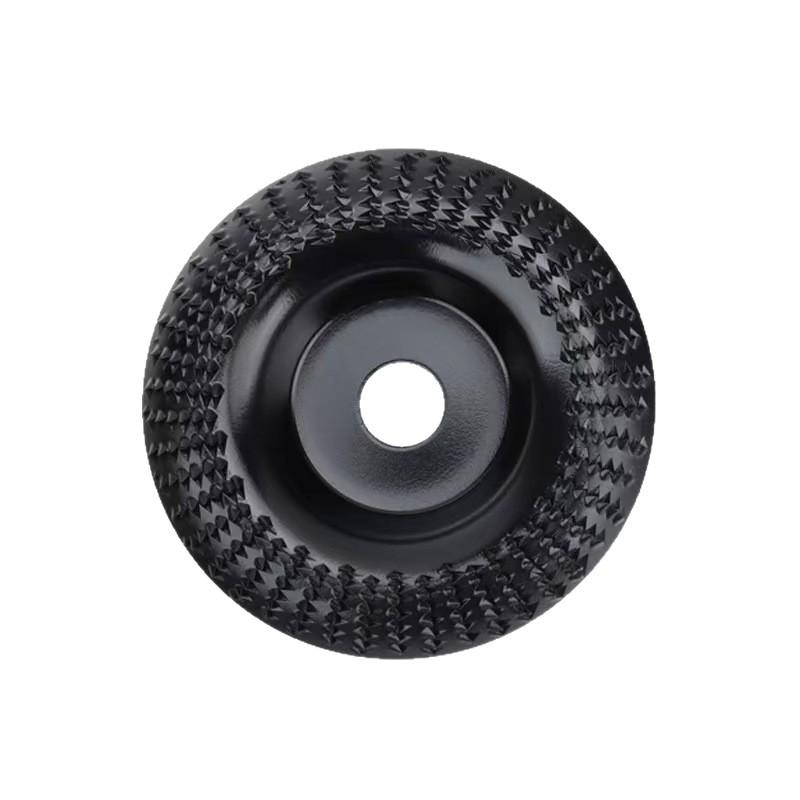 Wood Carving Disc 4 Inch High Hardness Carbon Steel Grinder Wheel Multipurpose Wood Shaping Tool for Angle Grinder DIY Wood Crafts