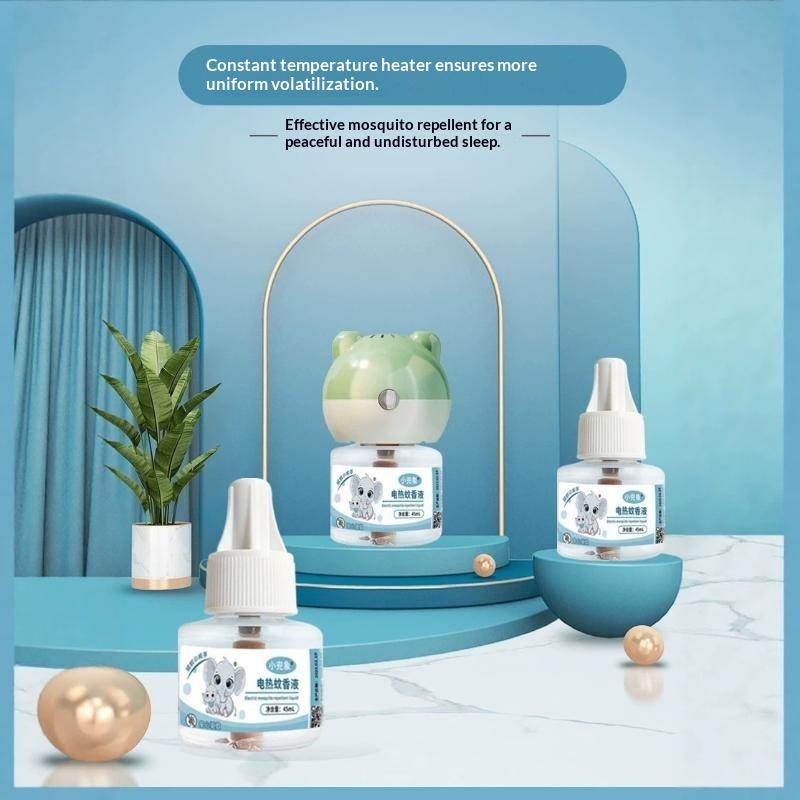 Electric Mosquito Repellent Liquid 1/3Pcs Eco-Friendly Fragrance Free Safe for Kids Adults Home Use