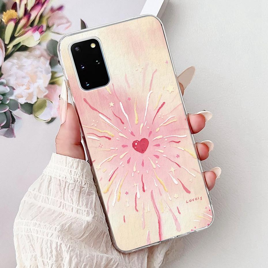 Cute Painting Phone Case For Samsung Galaxy S20 S20+ S20 FE 5G Soft Silicone TPU Covers For Samsung S20 S 20 Plus S20FE Bumpers