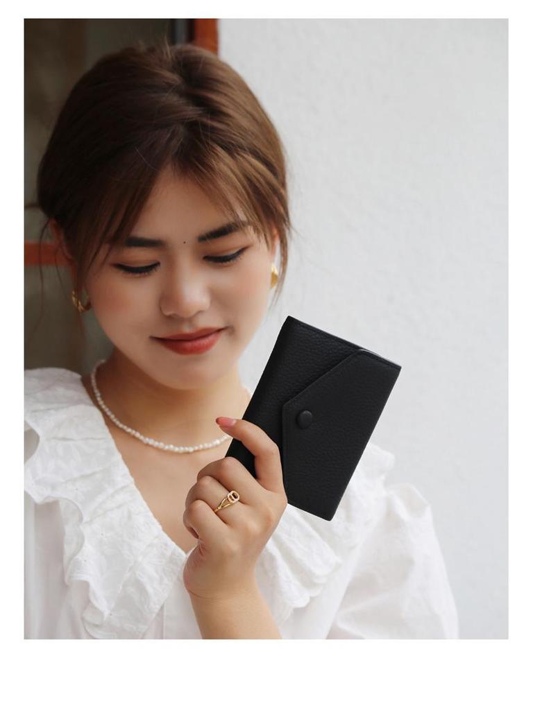 2025 Damski Portfel Slim ze Skóry Naturalnej i Etui na Karty - Wysokiej Klasy Wielofunkcyjny Portmonetka