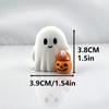Estátua de Abóbora Fofa em Estilo Anime - Decoração de Halloween, Artesanato Durável Adequado para Sala de Estar e Quarto