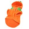 Halloween Pumpkin Dog Clothes Cute Warm Dog Costume for Medium Large Dogs Autumn Winter Orange XL