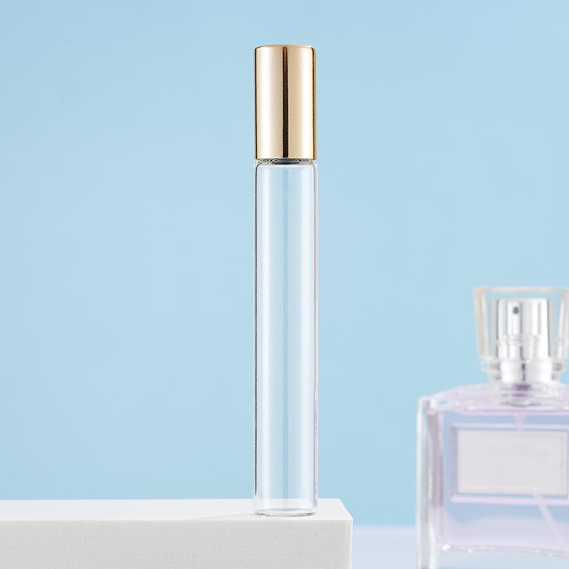 Transparent Glass Roller Bottles for Perfume and Essential Oils - 1ml, 2ml, 3ml, 5ml, 10ml