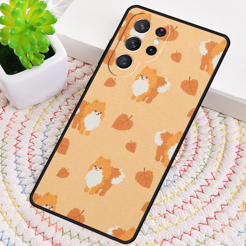 Pomeranian puppy dog TPU Phone Case For Samsung Galaxy note 10 pro S26 S25 S24 S23 S22 Ultra Plus S21 FE S20 Shockproof Cover