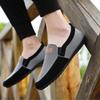 Men's Casual Canvas Shoes Light Walking Loafers Concise Breathable Driving Shoes Moccasins 2024 Summer New Work Leisure Footwear