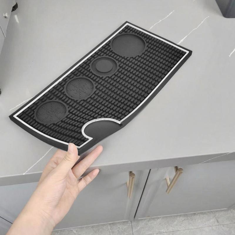 Verdickte Espresso-Werkzeugmatte Wasserdichte Oberflächen Espresso-Tampermatte Perfekt für die Kaffeezubereitung 40x20x1cm