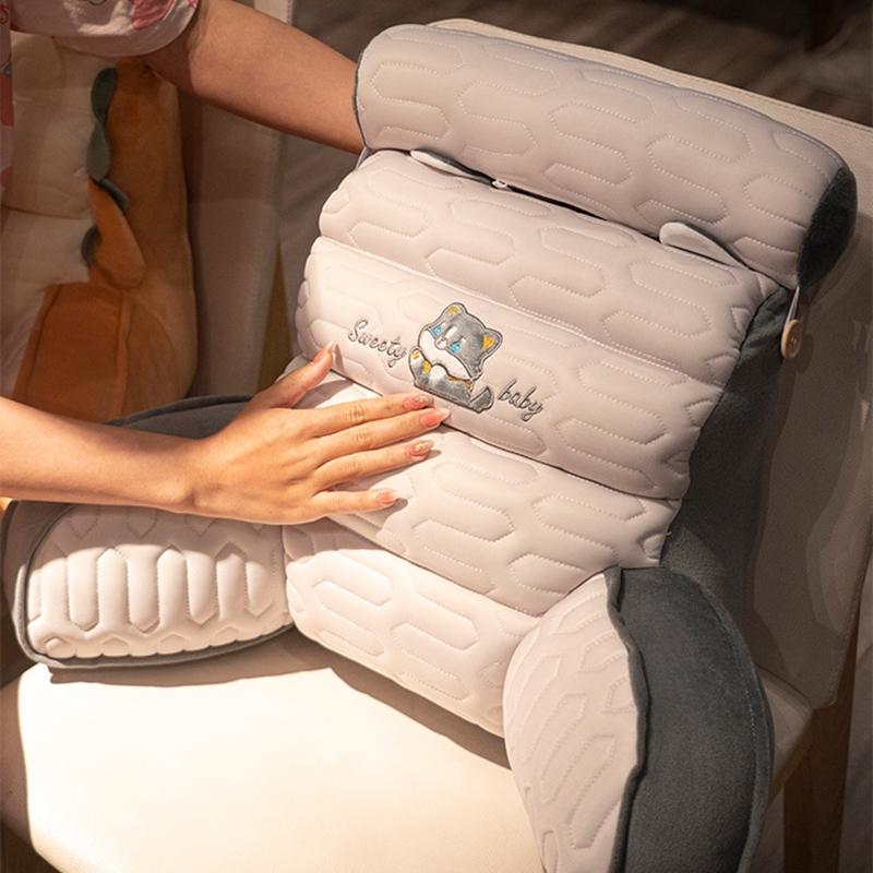 Zagłówek Duże Oparcie Dekoracja Domu Poduszka Lędźwiowa dla Kobiet w Ciąży Odpinana Zmywalna Poduszka Podparcie Lędźwiowe Poduszka na Krzesło