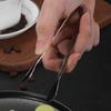 Stainless Steel Ice Tong Mini Sugar Cube Tong Heavy Duty Small Serving Tong for Appetizers Tea Party Coffee Bar