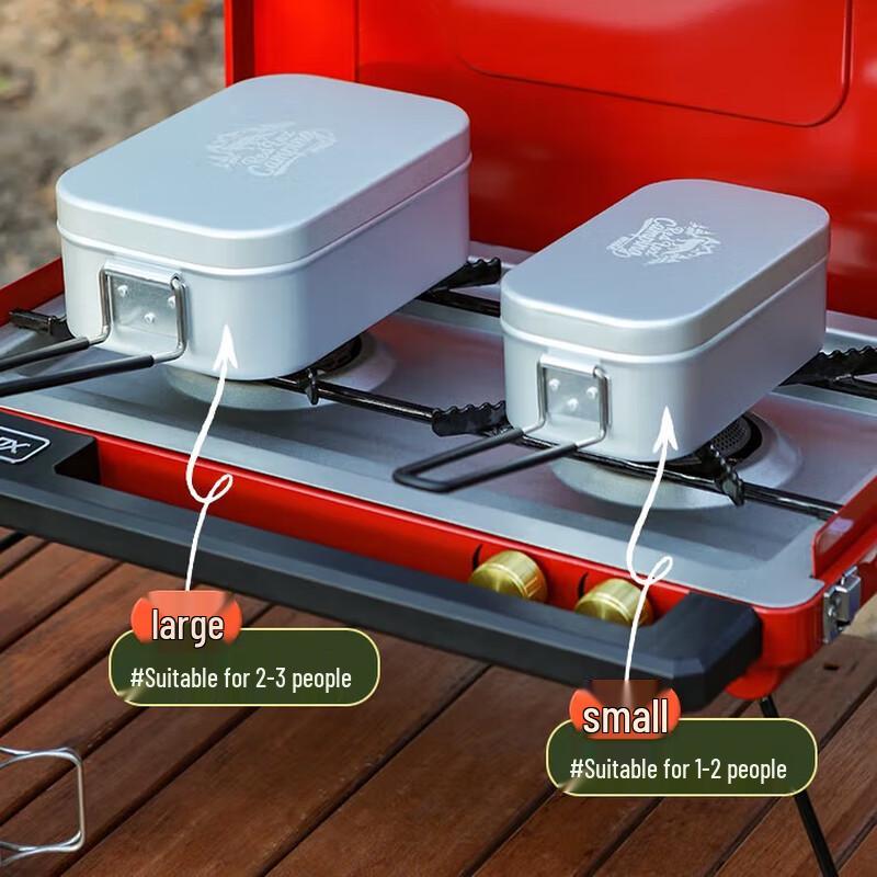 Barbecue Master Aluminum Camping Lunch Box