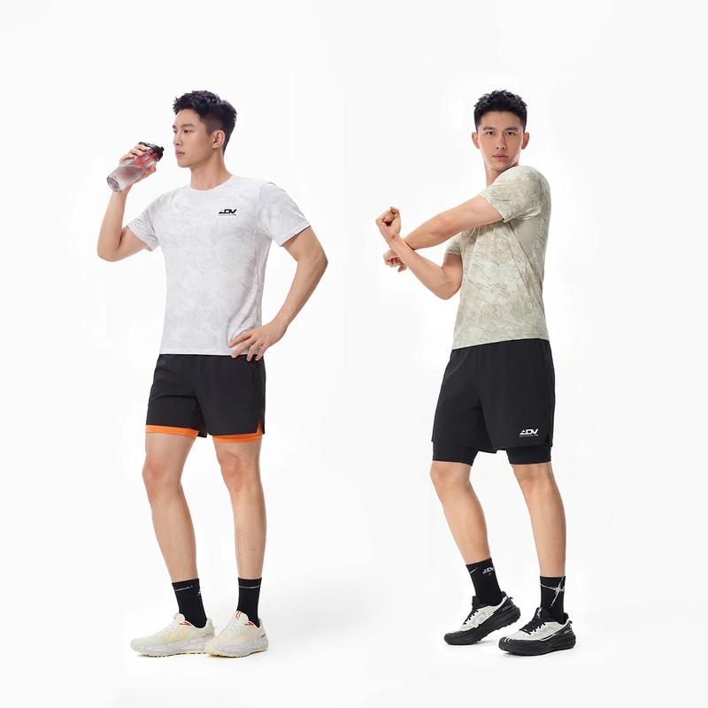 Li-Ning Men s Running Print T-Shirt XXL