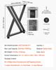 VEVOR Table Legs, 29.1" H x 24" W Steel Furniture Legs, 2204 lbs Max Load Heavy Duty, Easy Installation