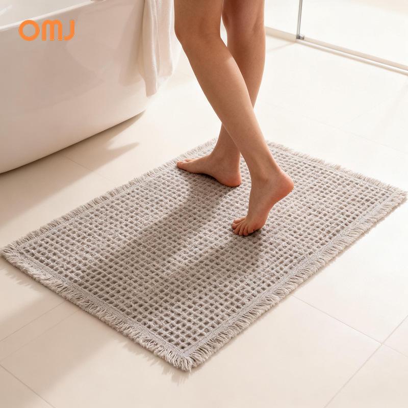 Non-slip Quick-dry Waffle Bathroom Mat