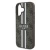Étui pour iPhone 16 Plus Guess Hardcase 4G MagSafe Marron