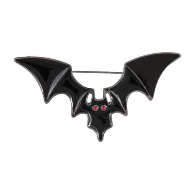 Modischer Raffinierter Fledermausflügel-Anstecker mit Tropföl-Designs Kontrast-Accessoire für Partyzubehör Kostüme