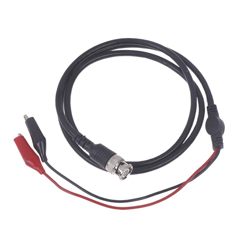 Osciloskopická testovací sonda Vodičový kabel BNC samec Q9 na dvojitý klip 1M Osciloskopický testovací kabel Osciloskopická sonda Testovací kabel