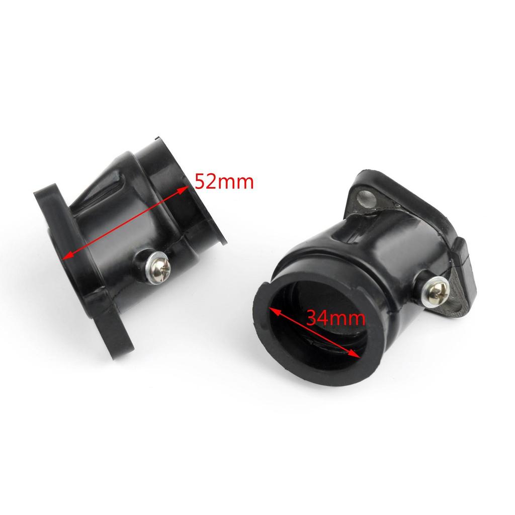 2X Gaźnik Gaźnik Kolektor Dolotowy Gumowy Przewód Dla Honda Rebel Ca250 Cmx250 2003-2011