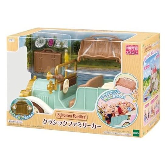 Sylvanian Families Vehicle Classic Family Car V-07 ST Mark Certification Ages 3 Up Toy Dollhouse EPOCH