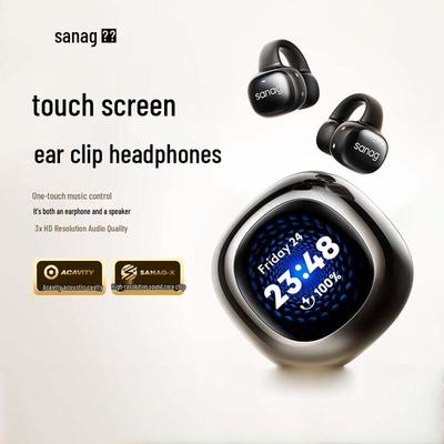 SANAG Open-Ear Clip-On Bone Conduction Bluetooth Headset