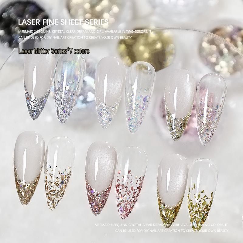 

Nail Art Mixed Laser Glitter and Irregular Shaped Sequins