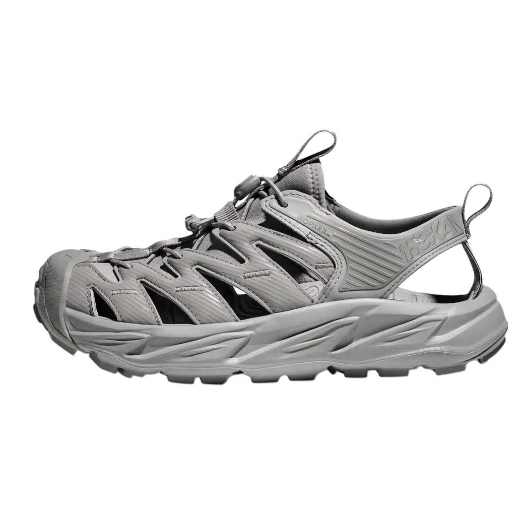 HOKA One One Hopara Series Rubber Fashion Comfortable Non-Slip Breathable Creek Shoes Unisex Shoes Gray 1123112-SLLRG