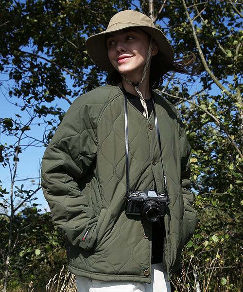 Fluke 3M Thinsulate Quilted Lightweight Padded Jacket Khaki Fpj201