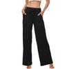Women's Color High Waisted Straight Leg Pants, Casual Pants, Hanging Sports Yoga Pants