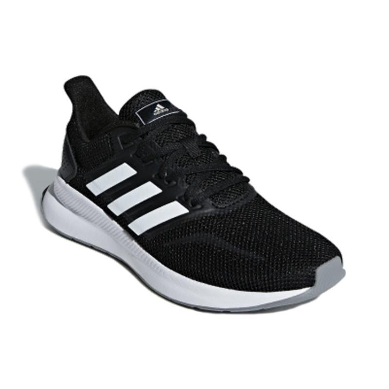 Adidas Neo Runfalcon 1.0 Breathable Support Low Top Casual Running Shoes Women's Black White Sneakers F36218