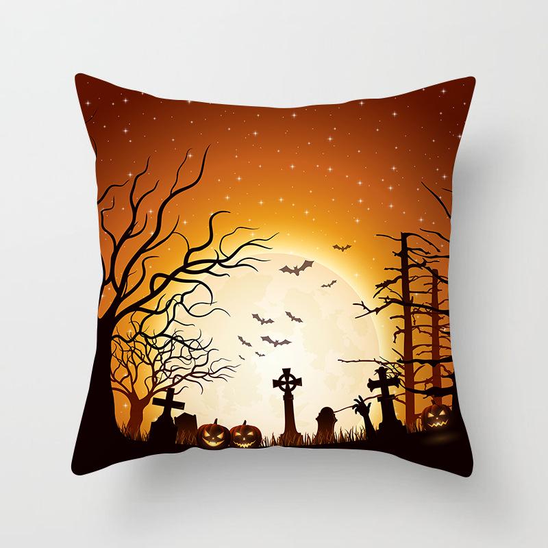 Pillow Covers Halloween Day Home Sofa Cushion Covers Office Supplies