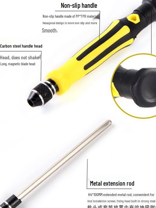 Multi-Functional Screwdriver Set: Flathead, Phillips, Torx, Hex for Phone Repair
