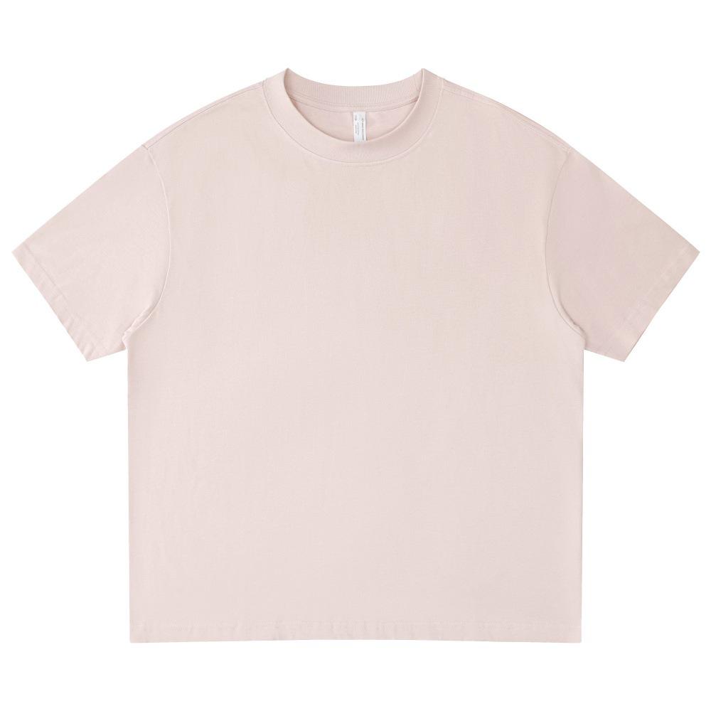 LVLV American Brand Trendy 275g Pure Cotton Loose T-shirt and Sports Shorts Set for Men, Women, and Kids.