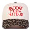 Bad Day To Be A Hotdog Embroidered Baseball Cap Unisex Casual Trucker Hat