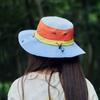Big Brimmed Denim Bucket Hat Waterproof Panama Hat Fashion Sun Protection Hat  Travel