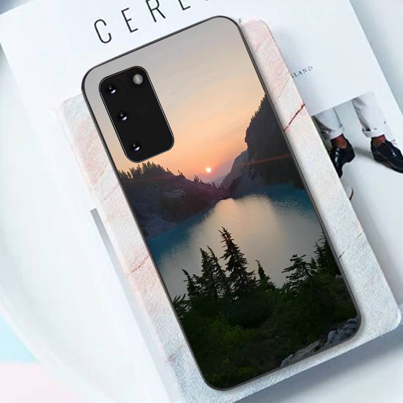 Mountain Forest Phone Case for Samsung S10 21 20 9 8 Plus Lite S20 UlTRA 7edge