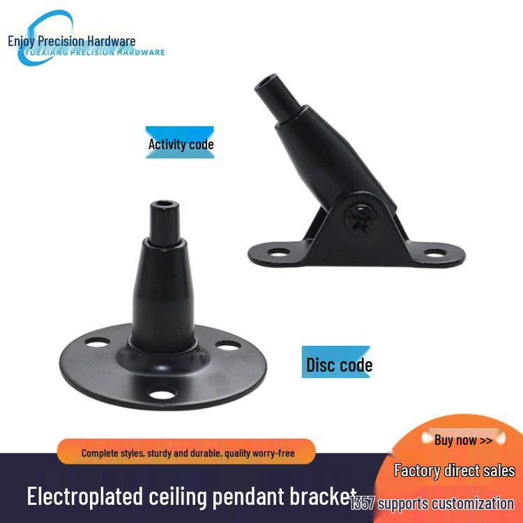 Electroplated Black Steel Wire Rope Ceiling Hanging Kit with Movable Round Plate for Lighting Sign Fixing Movable Code